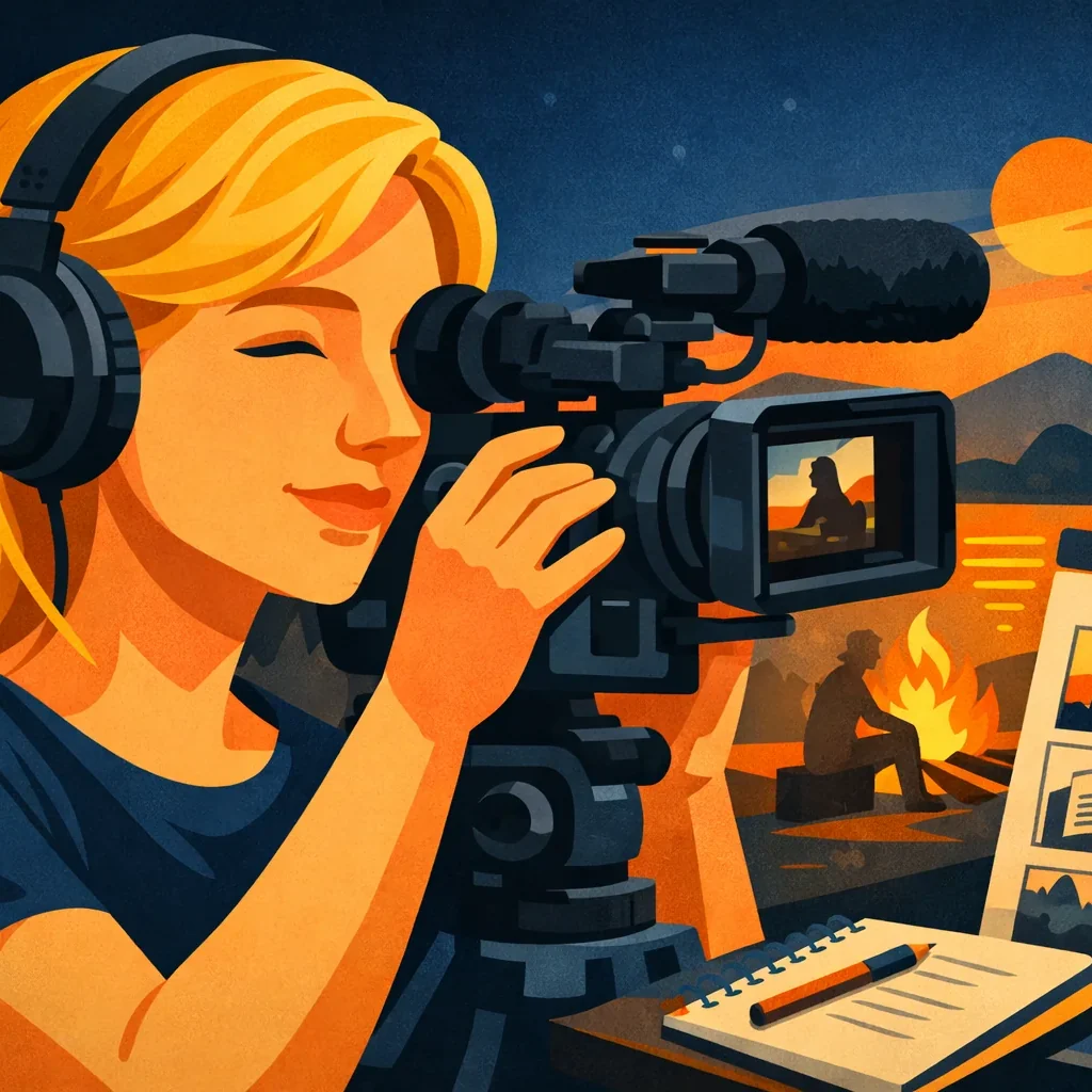 Illustration autour de la création audiovisuelle